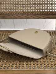 Celine triomphe moon bag in beige 23x13.5x6cm - 3