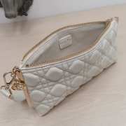 Dior caro in white 32×14×6.5cm - 4