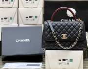 Chanel Coco handle in balck with gold buckle 27cm - 1