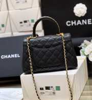 Chanel Coco handle in black with gold buckle 23cm - 2