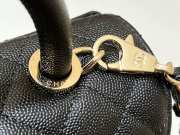 Chanel Coco handle in black with gold buckle 28cm - 2