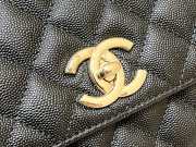 Chanel Coco handle in black with gold buckle 28cm - 4