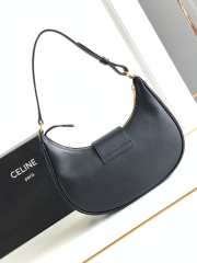 Celine Ava Triomphe In Black Bag 23x13.5x6cm - 5