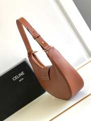 Celine Ava Triomphe In Brown Bag 23x13.5x6cm - 2