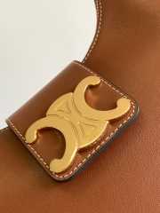 Celine Ava Triomphe In Brown Bag 23x13.5x6cm - 5