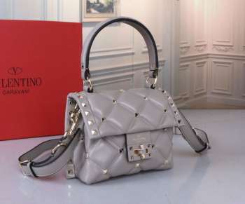 Valentino Garavani Candystud In Gray 17x13.5x9cm