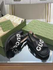 Gucci logo sandal in black EU 35-41  - 5