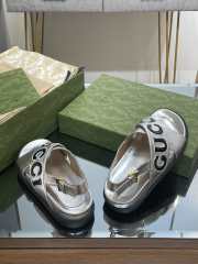 Gucci logo sandal in gray EU 35-41 - 5