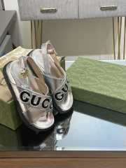 Gucci logo sandal in gray EU 35-41 - 3