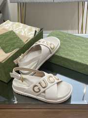 Gucci logo sandal in white EU 35-41 - 1