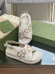 Gucci logo sandal in white EU 35-41 - 6