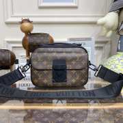 Louis Vuitton S Lock Monogram Macassar 22x18x8cm - 1