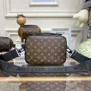 Louis Vuitton S Lock Monogram Macassar 22x18x8cm - 2