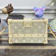 Louis Vuitton Petite Malle Monogram In Yellow 20x12.5x6cm - 4