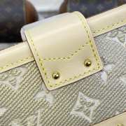 Louis Vuitton Petite Malle Monogram In Yellow 20x12.5x6cm - 5