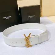 YSL white belt width 5cm - 1