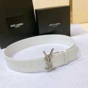 YSL white belt width 5cm - 4