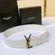 YSL white belt width 5cm - 2