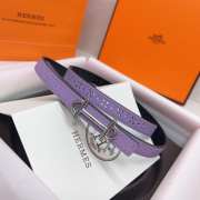 Hermes Rivage belt in purple - 6