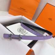 Hermes Rivage belt in purple - 5