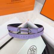 Hermes Rivage belt in purple - 4