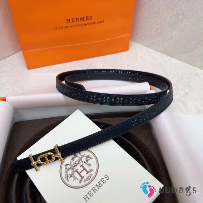 Hermes Rivage belt in black - 1