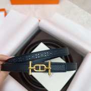 Hermes Rivage belt in black - 5