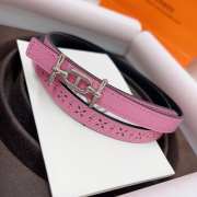 Hermes Rivage belt in pink - 3