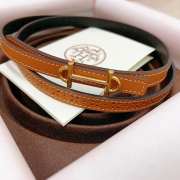 Hermes Rivage belt in brown - 3