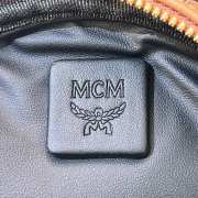  MCM Classic Backpack In Brown 10x17.5x21cm - 4