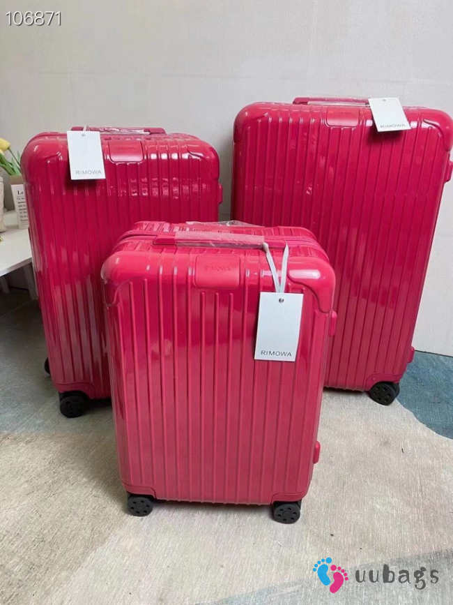 Rimowa suitcase 039 ultra-light pc in pink 3 sizes - 1