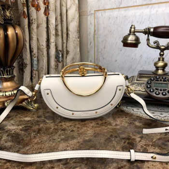 Chloe Nile Hand Bag In White 20x6.5x12cm