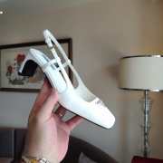 Prada high heeled sandal 5cm in white - 6