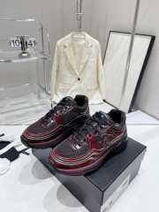 Chanel Logo Sneakers In Red EU 35-40 - 1