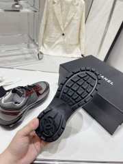 Chanel Logo Sneakers In Red & Black EU 35-40 - 5