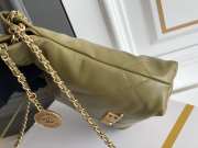 Chanel 22s tote bag green with gold buckle 19cm - 5