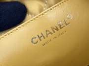 Chanel 22s yellow tote bag with gold buckle 19cm - 5