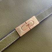 Tory Burch Lee Radziwill In Green 24x27x12cm - 2