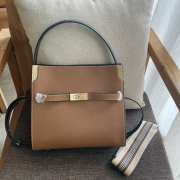 Tory Burch Lee Radziwill In Brown 24x27x12cm - 1