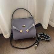 Tory Burch Lee Radziwill In Purple 24x27x12cm - 4