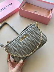 Miumiu 9096 crystal chain in gray 19cm  - 1