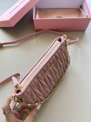 Miumiu 9096 crystal chain in pink 19cm - 4