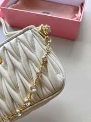 Miumiu 9096 crystal chain in white 19cm - 4