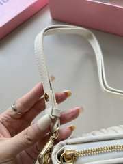 Miumiu 9096 crystal chain in white 19cm - 2