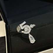 Chanel 23A classic logo 5-word ring - 6