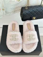 Chanel Fur Slides In Pink EU 35-40 - 2