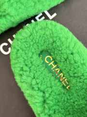 Chanel Fur Slides In Green EU 35-40 - 3