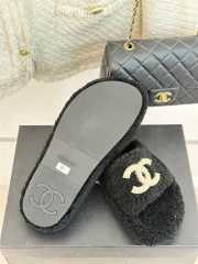 Chanel Fur Slides In Black EU 35-40 - 4