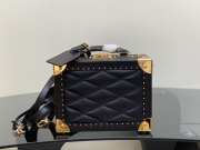 Louis Vuitton M20468 black rhombic box bag 22.5x17.5x11cm - 1