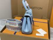 Louis Vuitton M22617 Sky Blue Cluny BB 20x16x7.5cm - 6